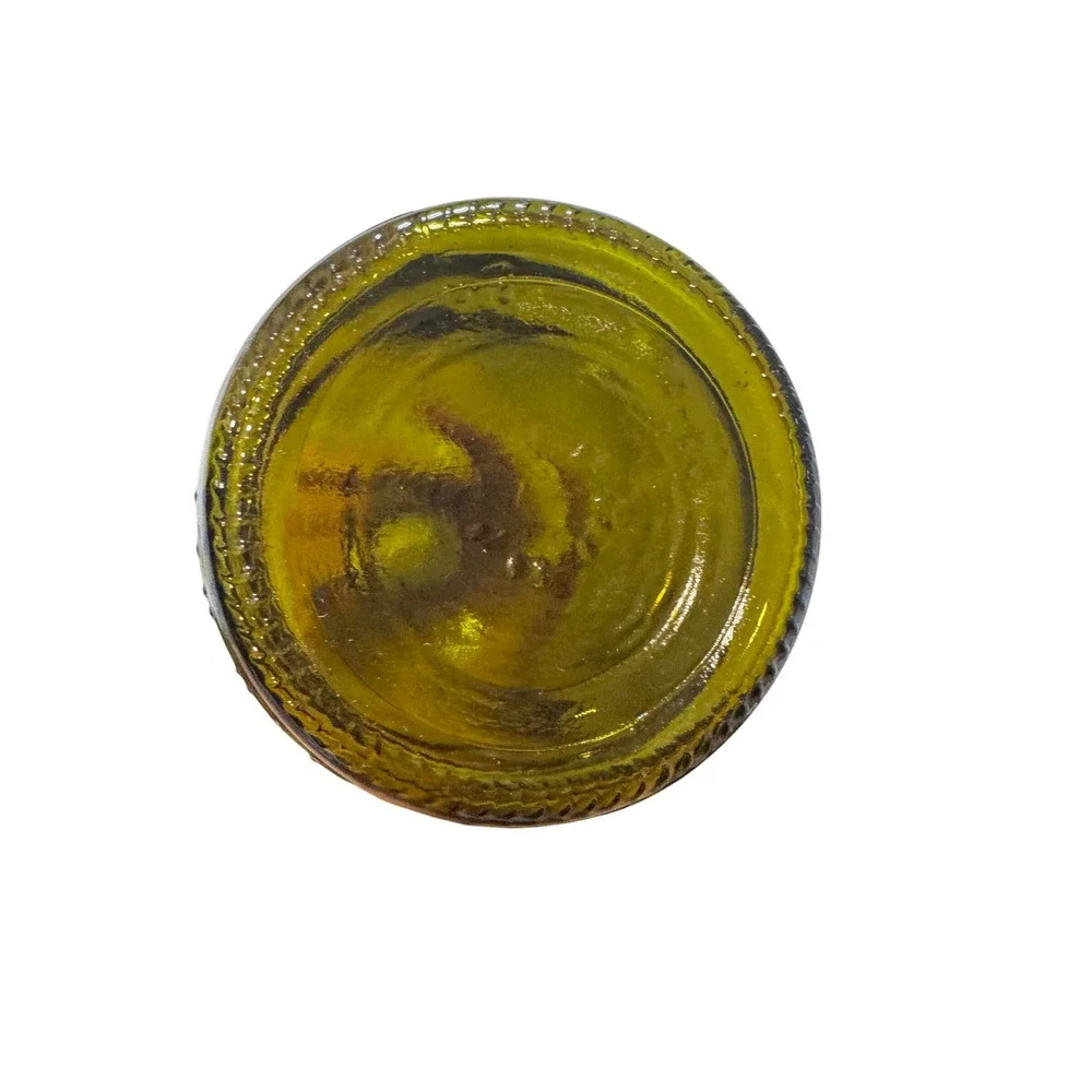 Glass Bottle Olive Green